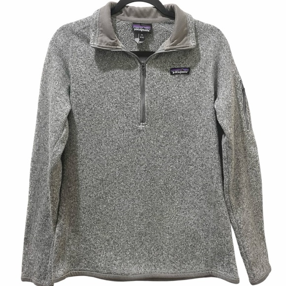 Patagonia Jackets & Blazers - Patagonia Gray Quarter Zip Fleece Gorpcore Clean Girl Cozy Travel Pullover